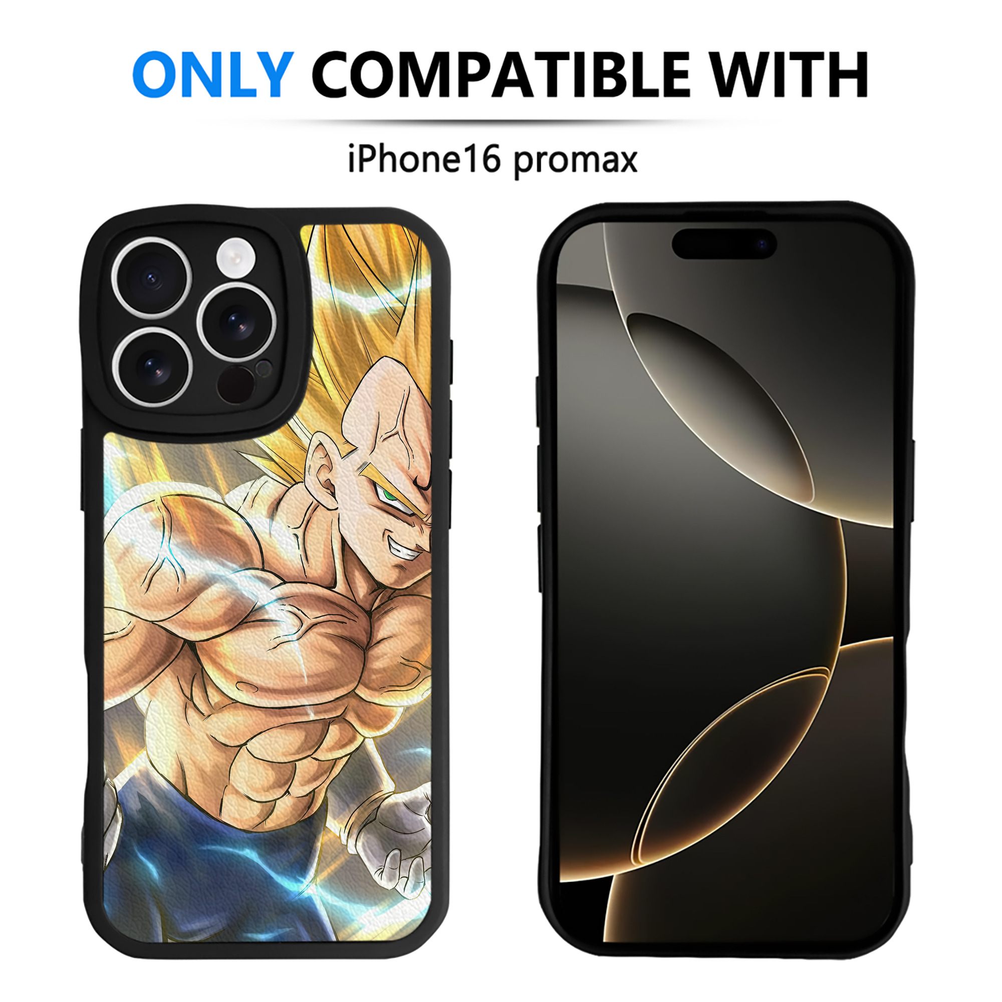 （画像用） ドラゴンボール DRAGON BALL 【iPhone 16シリーズ対応】シリコンスマホケース（レザー調） 材質：シリコン